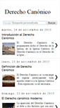 Mobile Screenshot of derecho-canonico.com